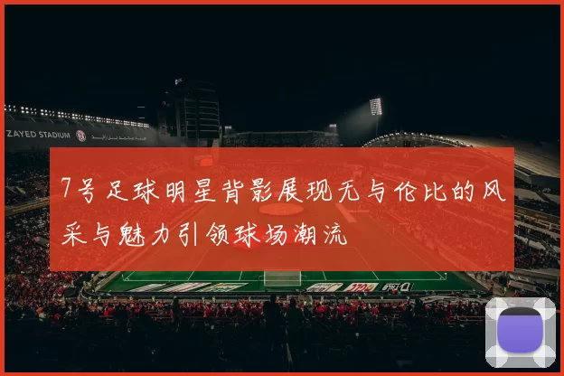 7号足球明星背影展现无与伦比的风采与魅力引领球场潮流